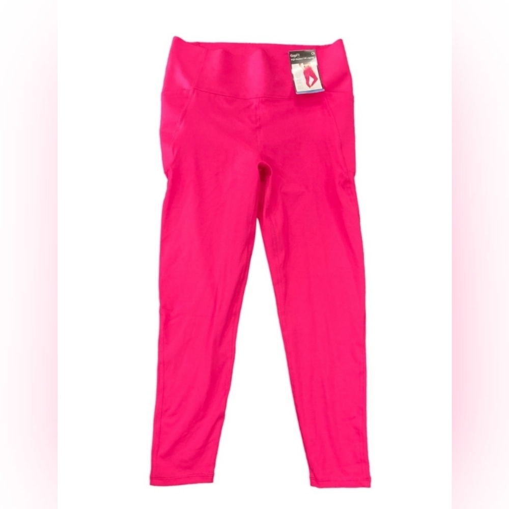 NWT | GapFit women’s hot pink or black high waisted 7/8 legging.